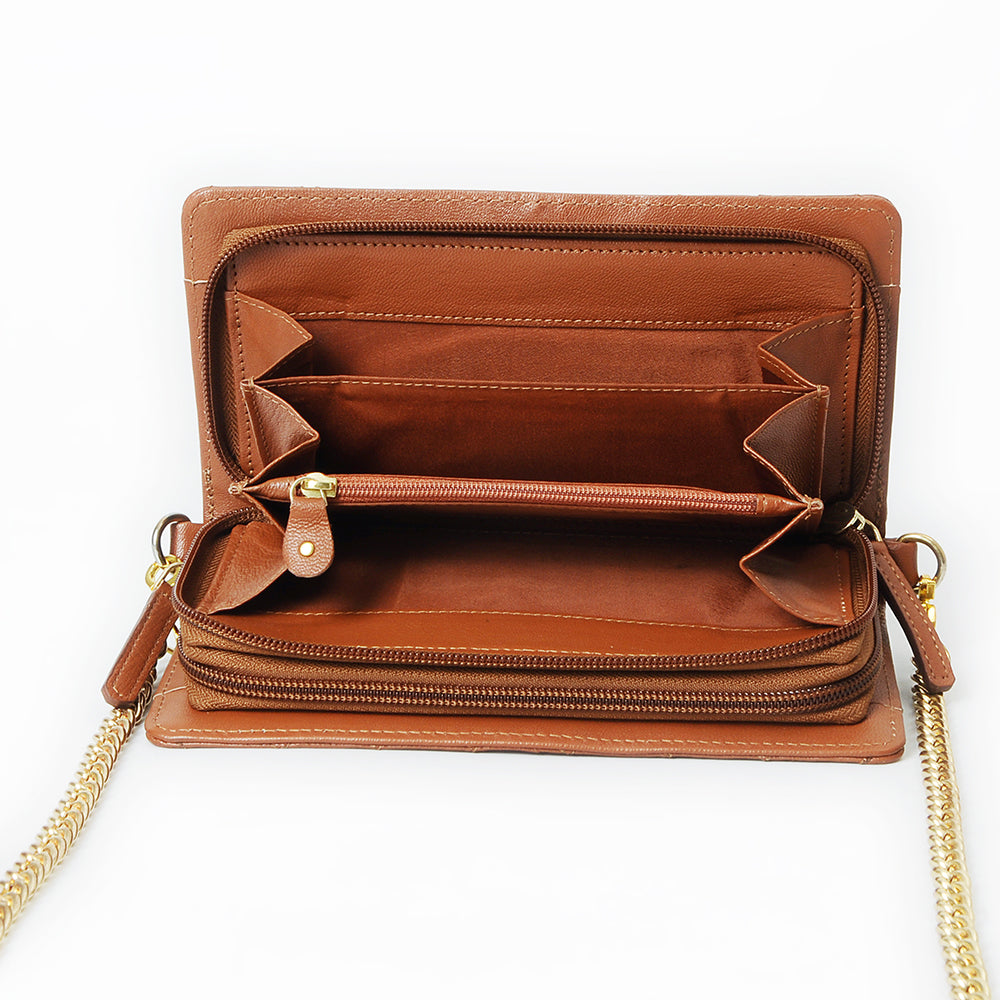 Never Mind Organiser Quilted Vintage Handmade Genuine Cowhide Leather Women Bag Western Handbag Purse