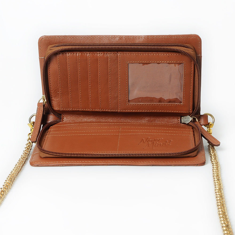 Never Mind Organiser Quilted Vintage Handmade Genuine Cowhide Leather Women Bag Western Handbag Purse