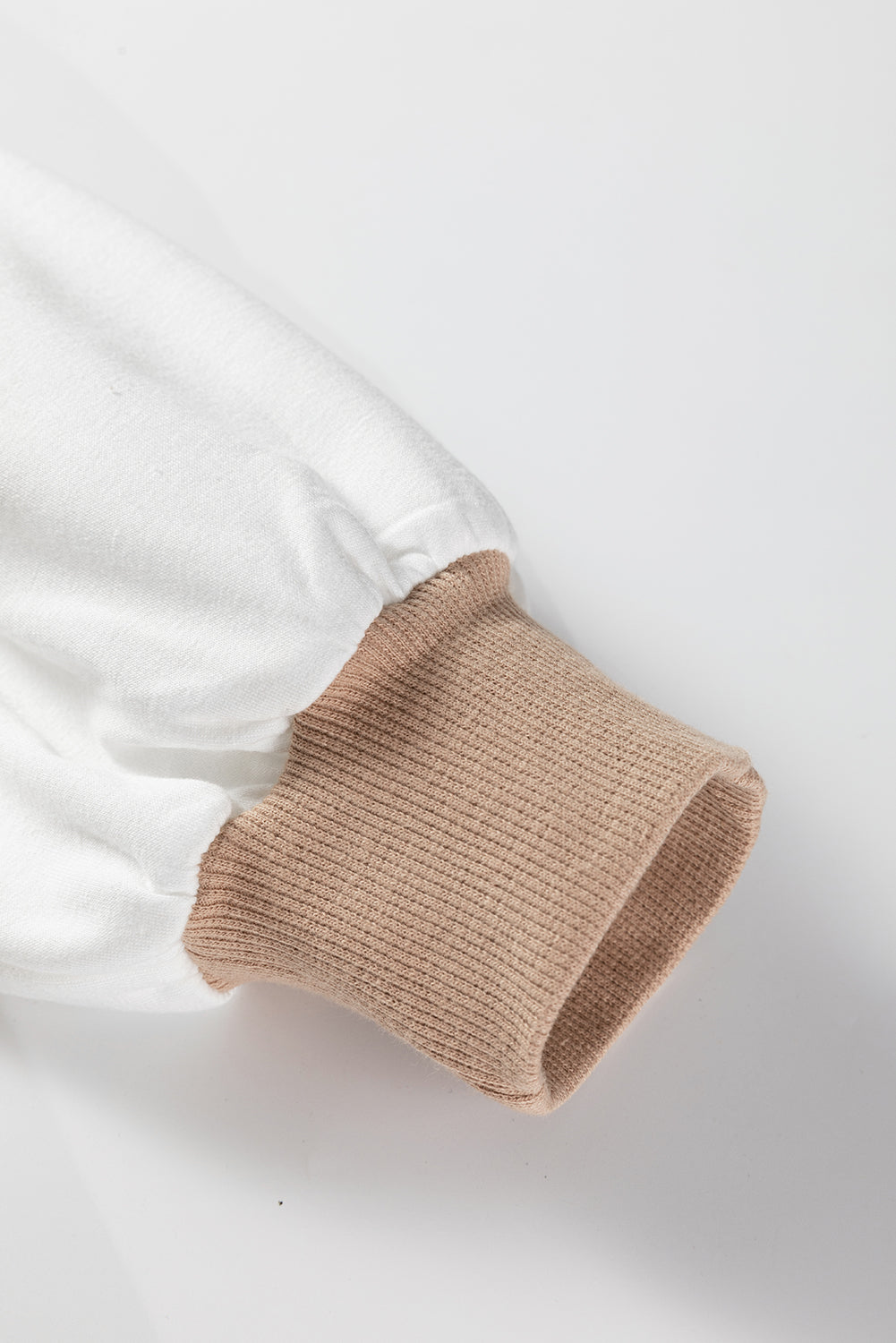 Stripe Colorblock Patchwork Contrast Stitch Sweatshirt