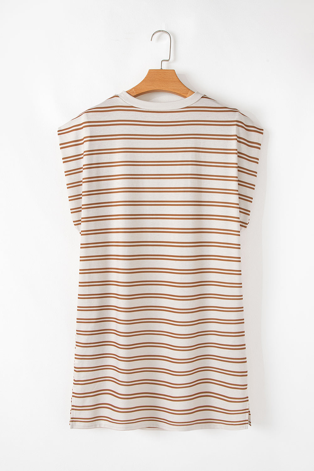 Lilian Stripe Casual Pocketed Mini Dress