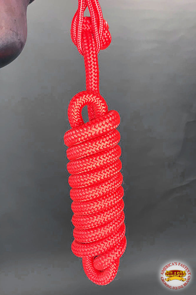 HILASON Western Horse Poly Rope Tied Adjustable Halter 8 Ft Lead Rope