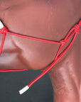 HILASON Western Horse Poly Rope Tied Adjustable Halter 8 Ft Lead Rope