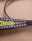 HILASON Western Horse Headstall Tack Genuine American Leather Hand Painted