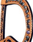 Hilason Western Horse One Ear Headstall Bridle American Leather Tan