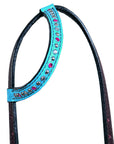 HILASON Western Horse Headstall Tack Genuine American Leather Dark Brown
