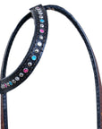HILASON Western Horse Headstall Tack Genuine American Leather Brown