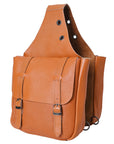 Hilason Western Horse Trail Riding Heavy Duty Genuine Leather Saddle Bag
