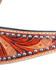 HILASON Western Horse Headstall Tack Genuine American Leather Tan