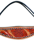 HILASON Western Horse Headstall Tack Genuine American Leather Tan
