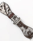 American Darling Hand Tooled I watch Strap Genuine Leather With Beautiful Cactus Painted Smart