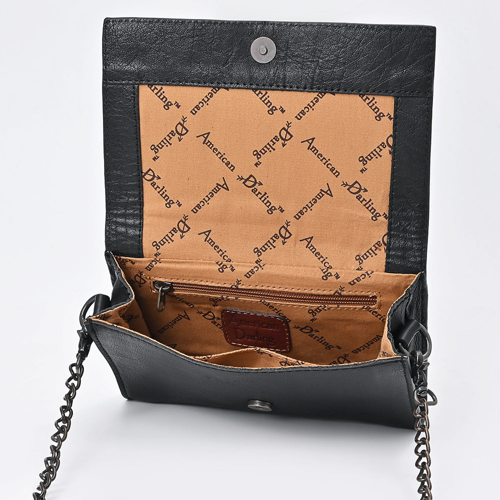 American Darling Crossbody Hand Tooled Genuine Leather Women Bag Western Handbag