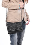 American Darling Crossbody Hand Tooled Genuine Leather Women Bag Western Handbag