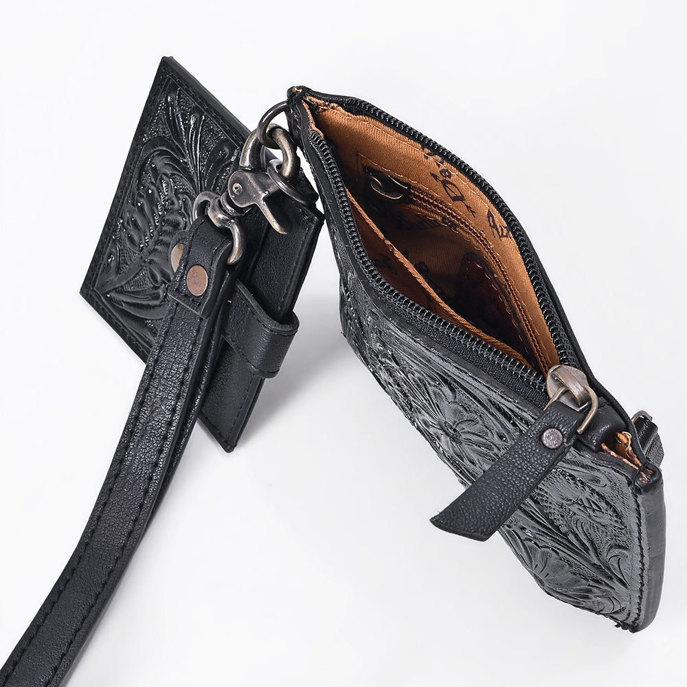 American Darling Women&#39;s Coin Purse Western Genuine Leather Handbag