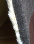 HILASON Western Wool Felt Horse Saddle Pad MADE IN USA Black Fur