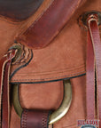 Hilason Western Horse Saddle American Leather Ranch Roping Cowboy