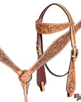 Hilason Western Horse Barrel Racing Trail American Leather Saddle Tack Tan