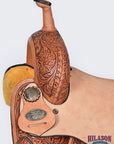 Hilason Western Horse Barrel Racing Trail American Leather Saddle Tack Tan