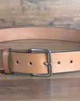 46 In Hilason Full Grain Western Leather Mens Womens Belt Tan
