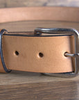 46 In Hilason Full Grain Western Leather Mens Womens Belt Tan