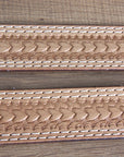 HILASON Western Genuine Leather Belt for Handmade Unisex Heavy Duty Belt