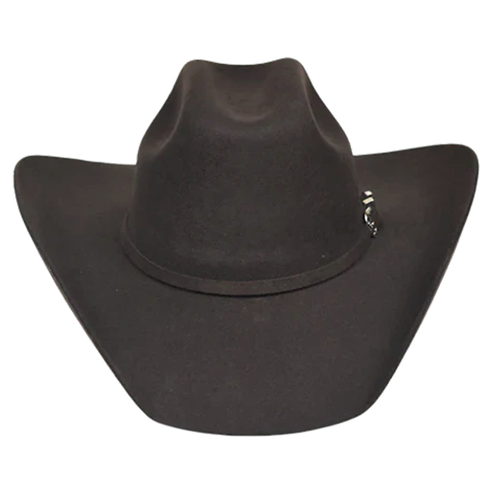 Lonestar FRIO Premium 8 Star Brown Felt Cowboy Hat RCA Low Crown Dark Brown