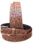 HeavyBuffalo Hide Stiched Belt – Hilason
