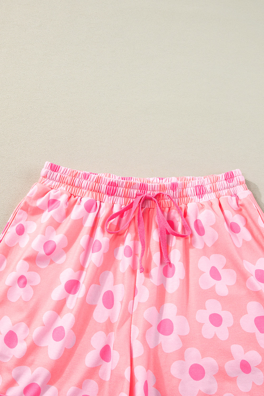 Floral Top and Shorts Pajama Set