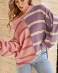 Araya Stripe Oversized Sweater