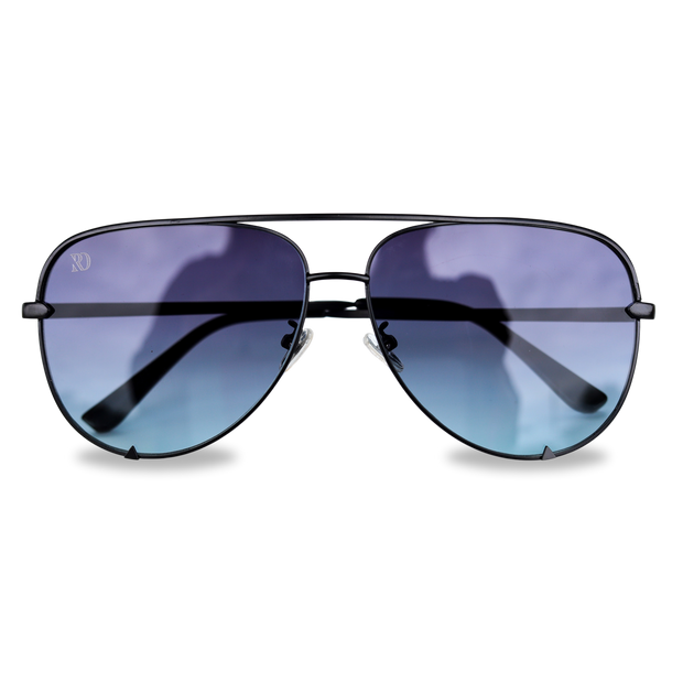 DILLON AVIATOR SUNGLASSES | RD (black gray blue)