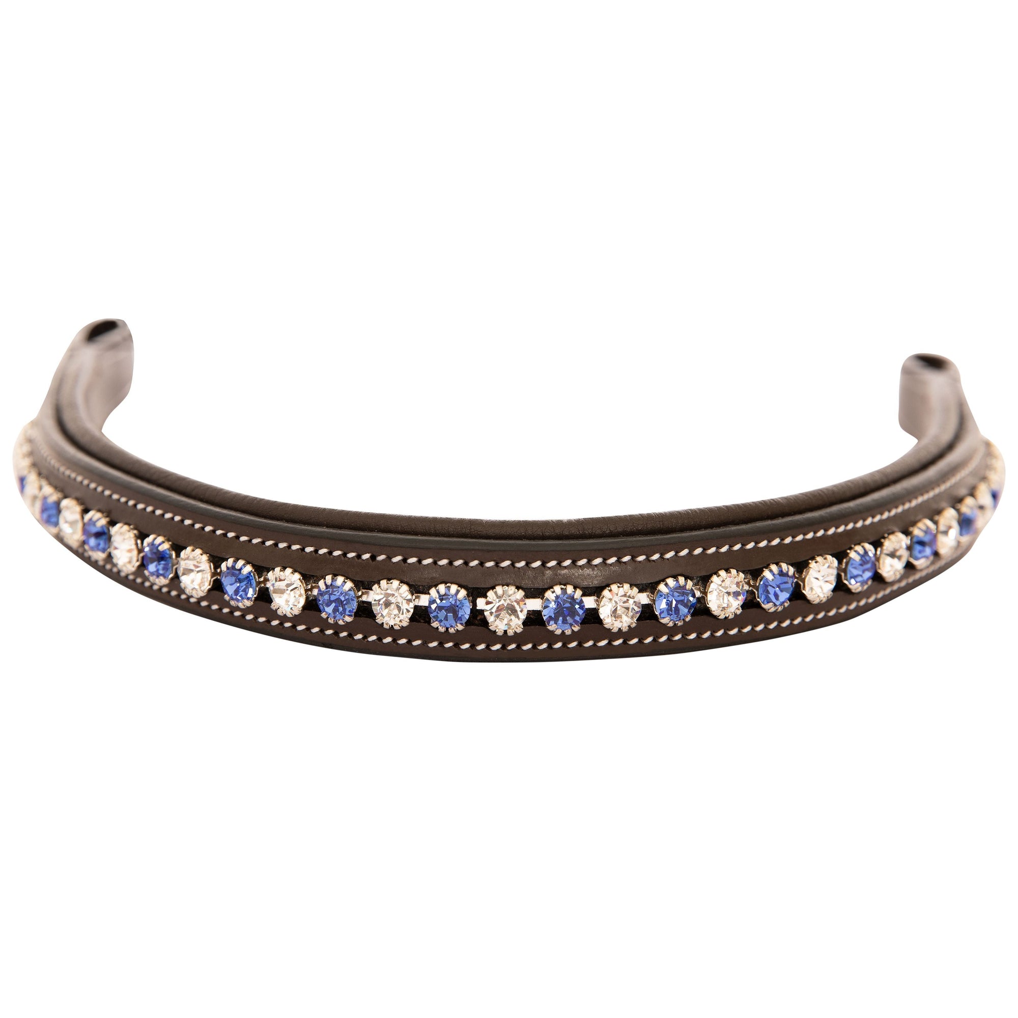 ExionPro Elegant Blue &amp; Clear Crystal Browband