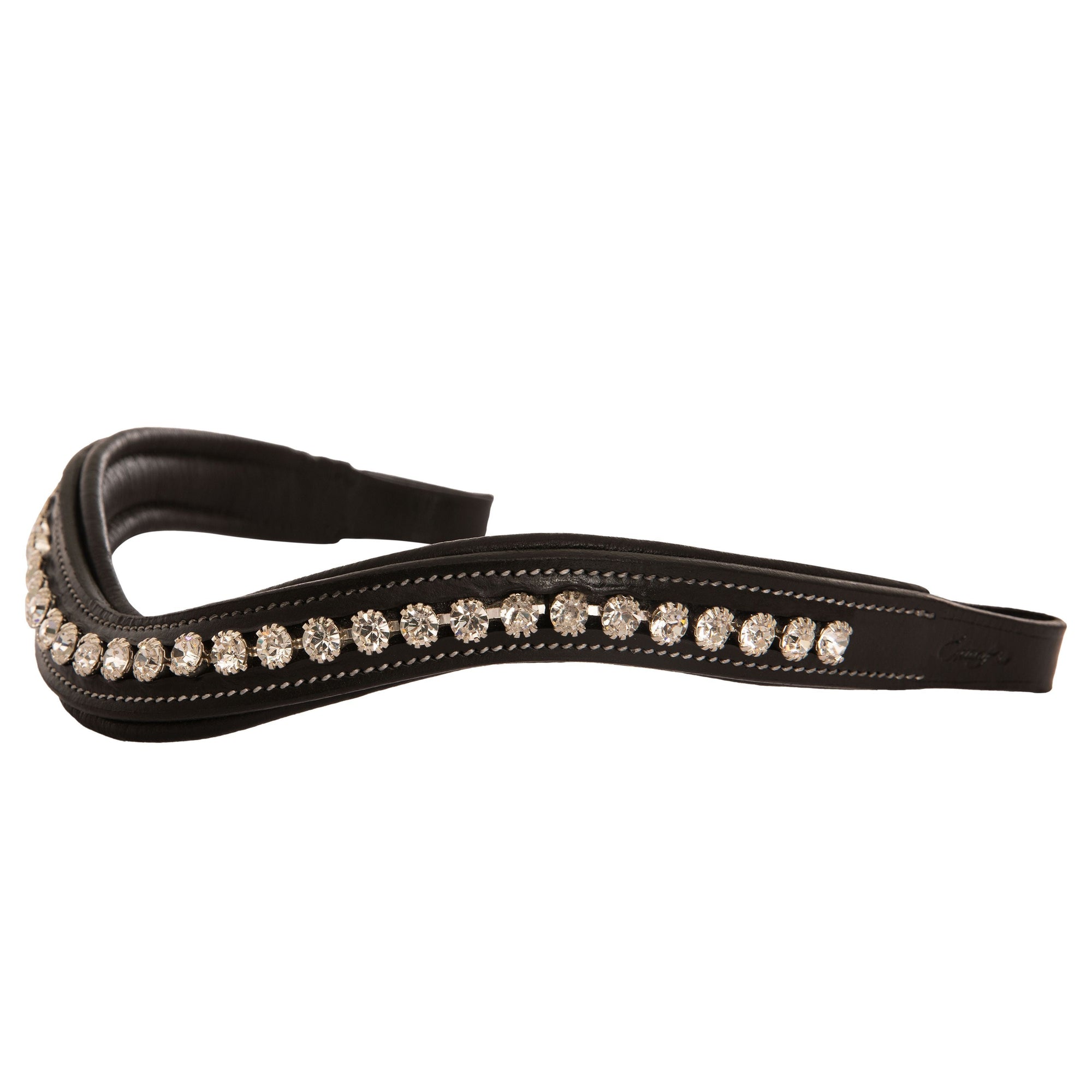 ExionPro Elegant &amp; Attractive White Crystal Browband
