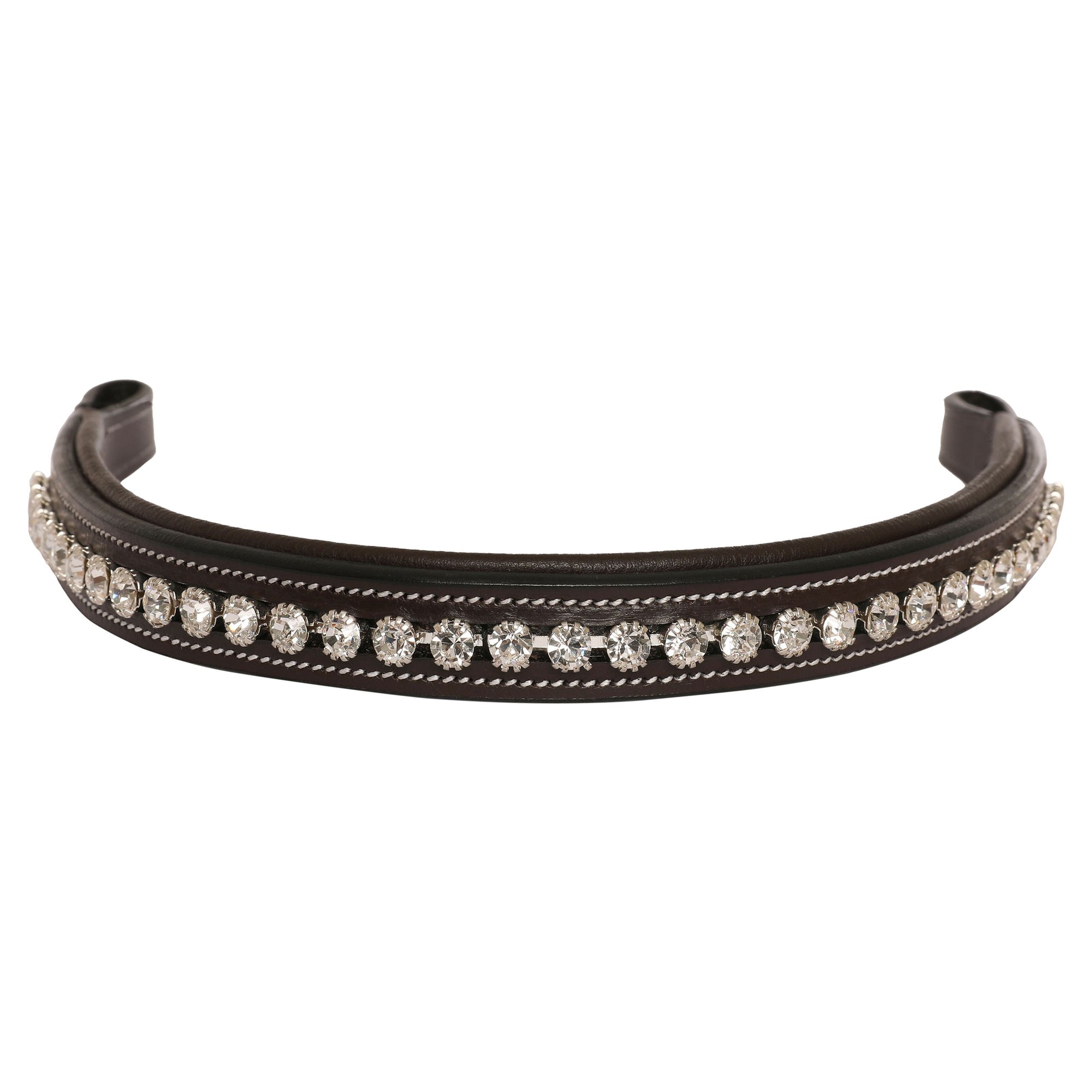 ExionPro Elegant &amp; Attractive White Crystal Browband