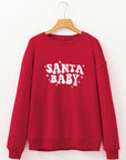 Harper Embroidered Crewneck Christmas Sweatshirt