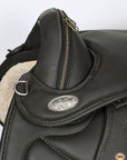 Horse English Treeless Saddle Hilason Endurance Trail Pleasure Leather