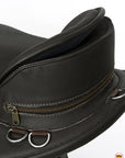 Horse English Treeless Saddle Hilason Endurance Trail Pleasure Leather