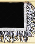 Hilason Western Show Barrel Racing Rodeo Saddle Blanket Pad Black