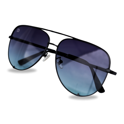 DILLON AVIATOR SUNGLASSES | RD (black gray blue)