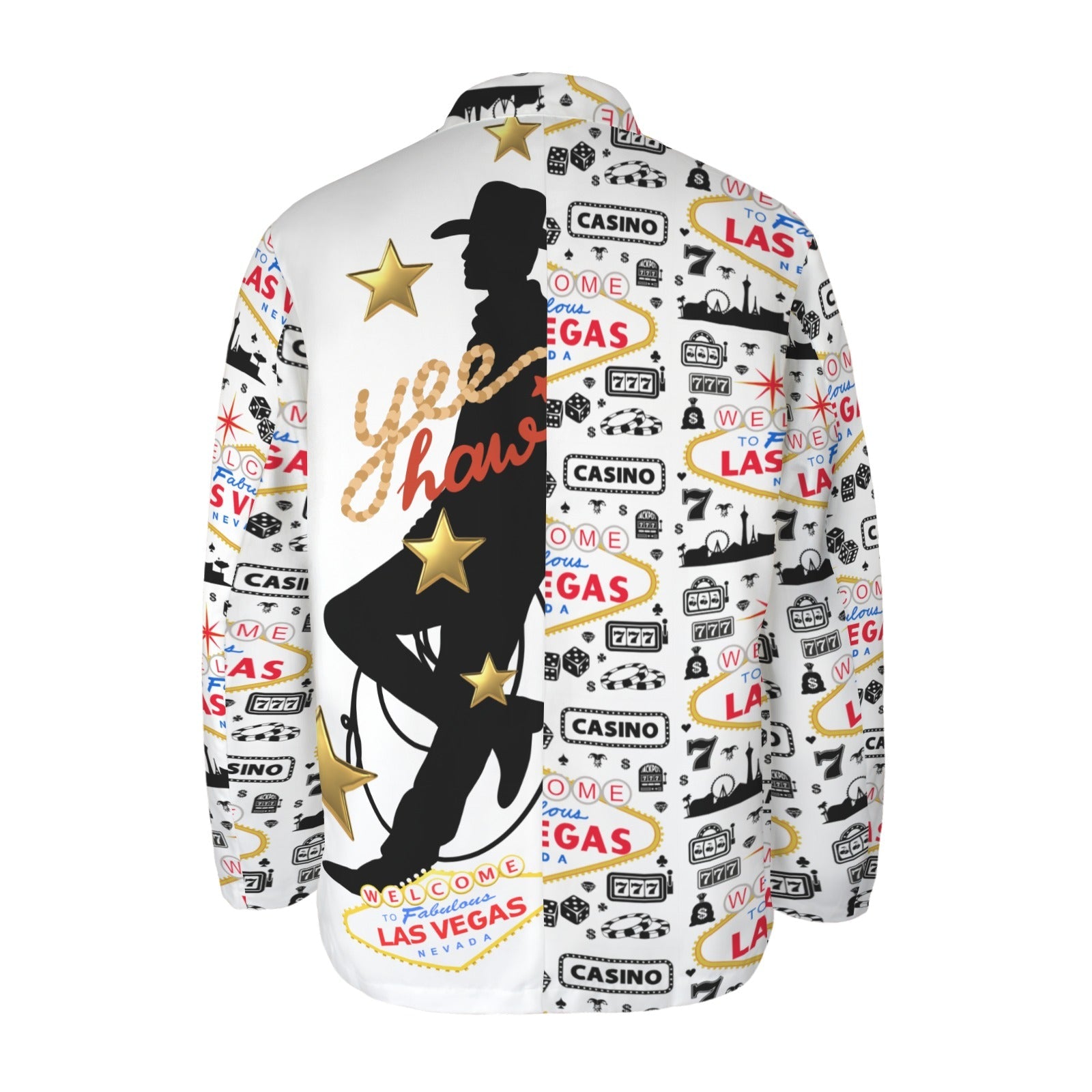 Yeehaw Cowboy Vegas Mens Western Blazer
