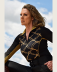 Black Print Riding Shirt