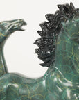 Arabian Horses Galloping Western Equestrian Art Bronze Limited Edtion Sculpture