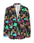 Vegas Neon Men's Western Blazer