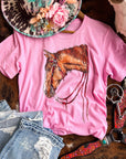 Heart Horse Tee (pink)