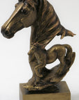 Two 2 Horses Family Figure Figurine Sculpture Gift Model Statue Ornament Decor
