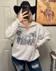Cowboy Scene Quarter Zip