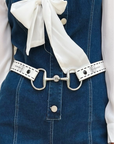 The Amalie Horsebit Belt