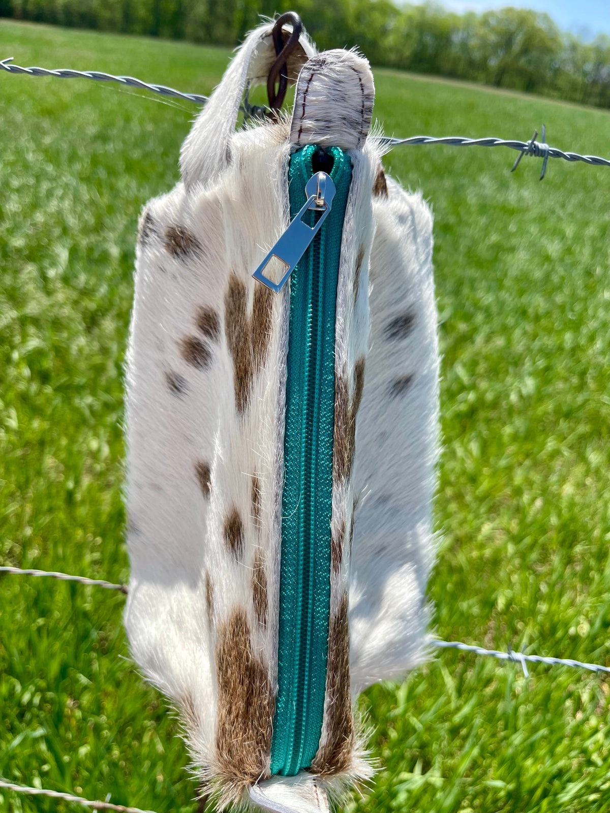 Cowhide Cosmetic Bag