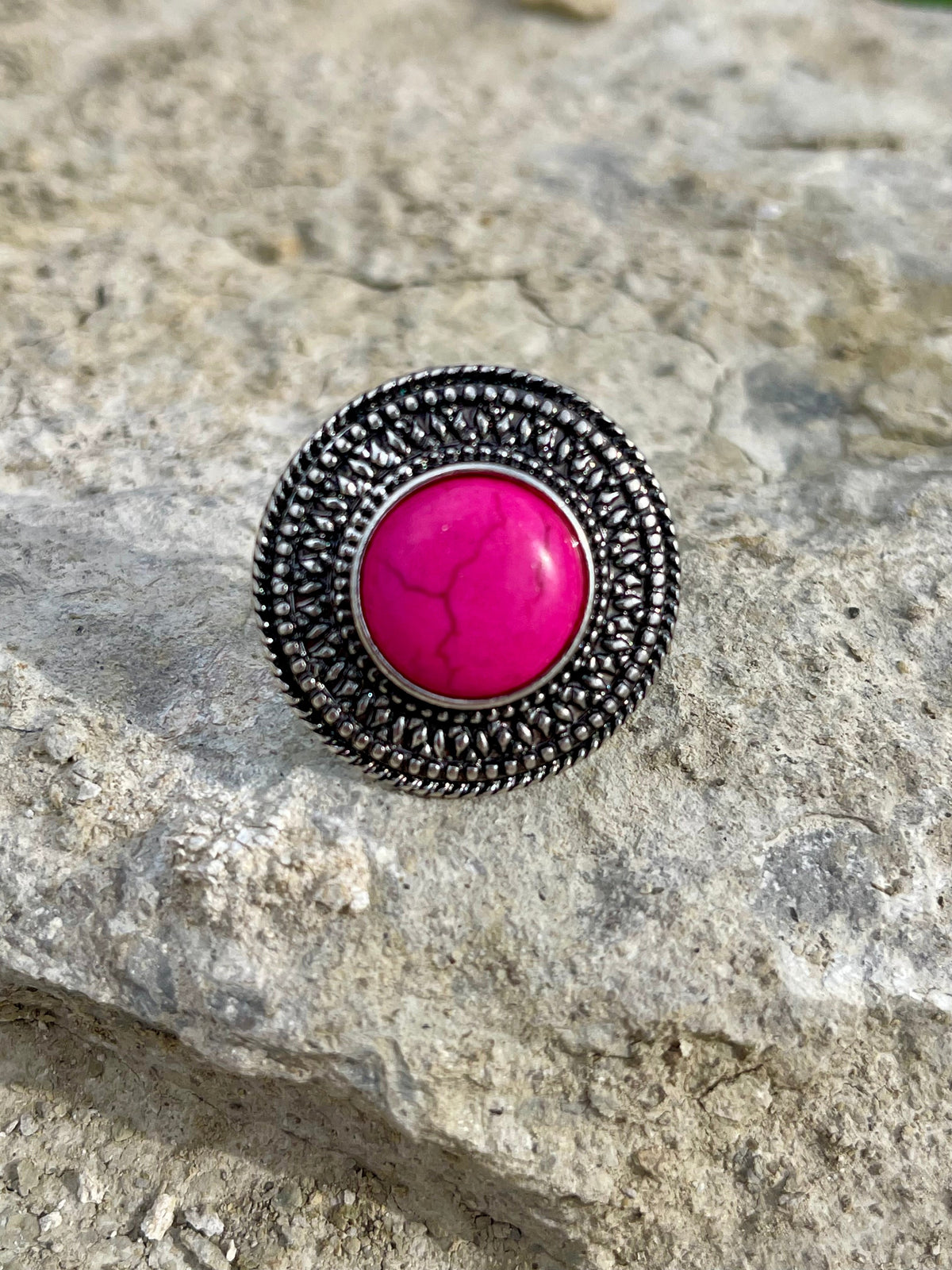 Pink Round Ring