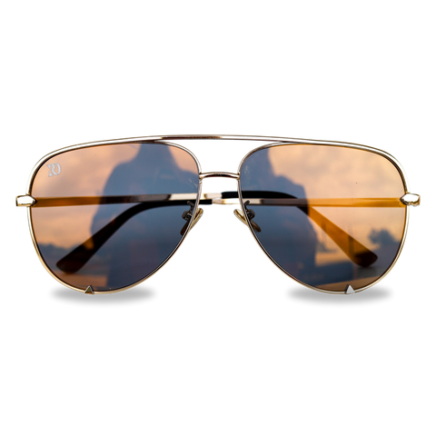 LAREDO AVIATOR SUNGLASSES | RD (light gold)