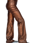 SIGNATURE TROUSERS - BRONZE METALLIC