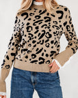 Amelia Ribbed Detail Cuffed Sweater
